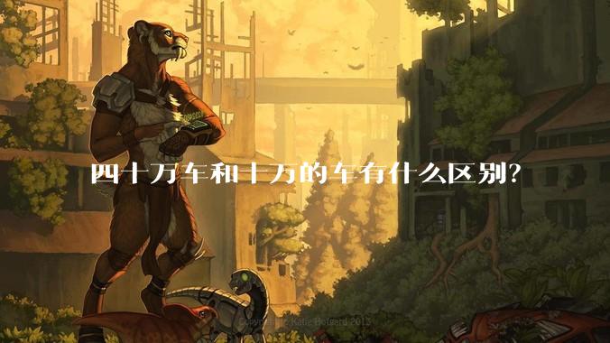 四十万车和十万的车有什么区别？